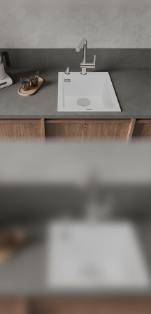картинка Мойка Rivelato ZENO 4150 1-чаш 410*500 Белый 101 от магазина SEFI