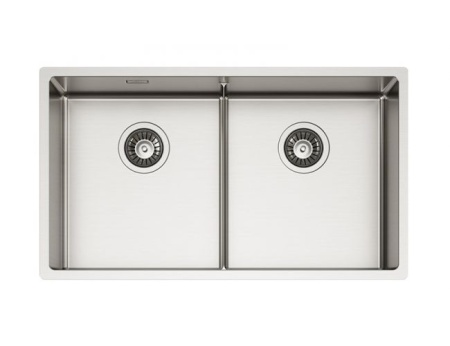 картинка Мойка Alveus NOX 80 BRS 762x440x200 в комплекте с интегрированным сифоном от магазина SEFI