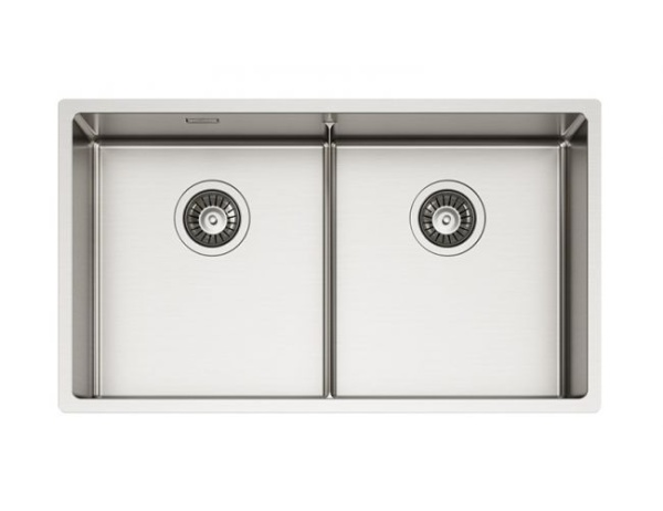 картинка Мойка Alveus NOX 80 BRS 762x440x200 в комплекте с интегрированным сифоном от магазина SEFI