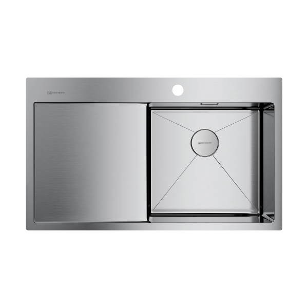 картинка Omoikiri Akisame 86-R-IN нерж. сталь/нержавеющая сталь от магазина SEFI