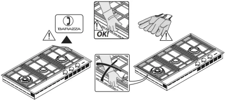 картинка Газовая варочная панель Barazza 1PLE3D от магазина SEFI