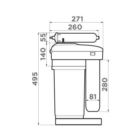 картинка Водоочиститель Pure Drop 2.1.4S от магазина SEFI
