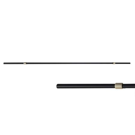 картинка Ручка меб. скоба алюм. WHISPER 704/1000 черный матовый+брашированное золото, AKS от магазина SEFI