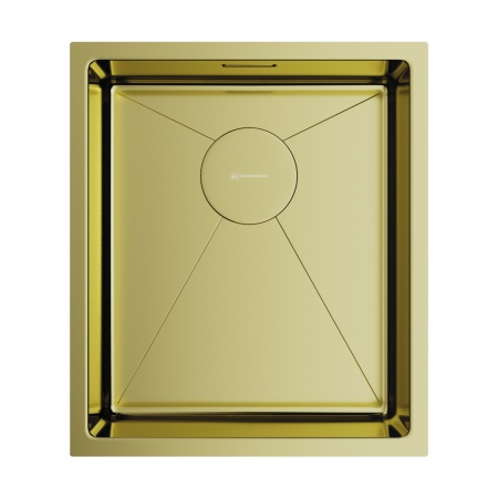 картинка Omoikiri Taki 38-U/IF-LG нерж. сталь/светлое золото от магазина SEFI