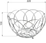 картинка Корзина для фруктов CWJ240B, хром AKS от магазина SEFI