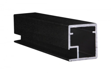 картинка Профиль алюминиевый для рамочных фасадов Z-1 черный муар (L-6000) АЛЮТЕХ от магазина SEFI