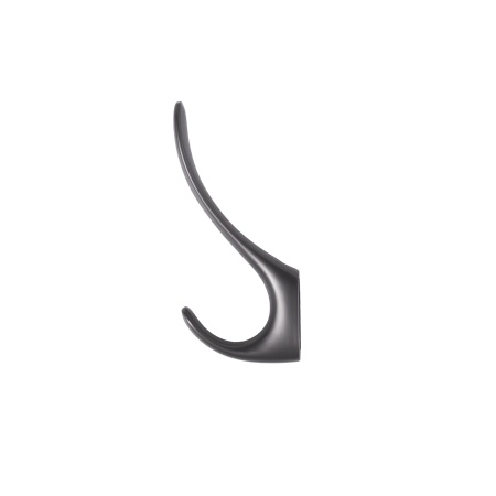картинка Крючок меб. двухрожковый мет. ROMA графит AKS от магазина SEFI