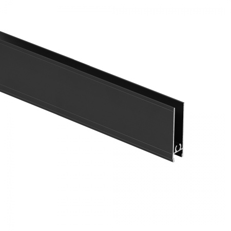 картинка Профиль алюминиевый SENATOR черный глянец горизонт нижн. L-6000 мм АЛЮТЕХ от магазина SEFI