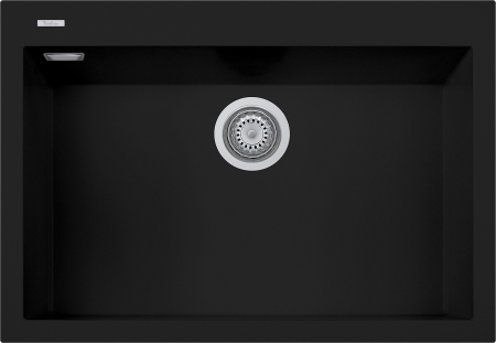 картинка Мойка Rivelato ZENO 7650 1-чаш 760*500 Черн.глубокий 503 от магазина SEFI