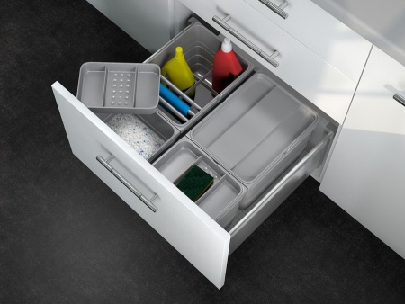 картинка Комплект Assistent с разделителем для моющих средств на ширину фасада 600 мм от магазина SEFI