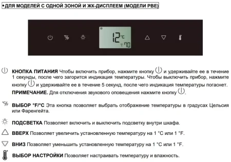 картинка Винный шкаф Pando PBE 182-190 от магазина SEFI