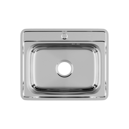 картинка Мойка, нержавеющая сталь, полированная, 530*430, Basic, IDDIS, BAS53P0i77 от магазина SEFI