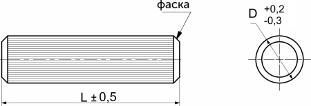 картинка Шкант деревянный 8*50 (уп/50шт) эвкалипт AKS от магазина SEFI