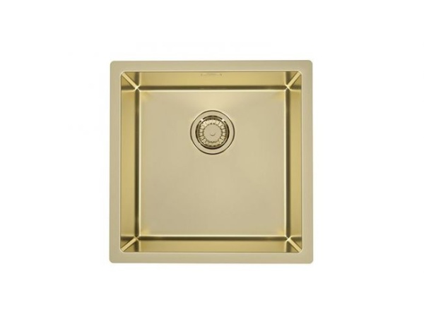 картинка Мойка Alveus QUADRIX MONARCH 30 NEW GOLD 450X450X200 в компл. с выпуском без сифона, от магазина SEFI