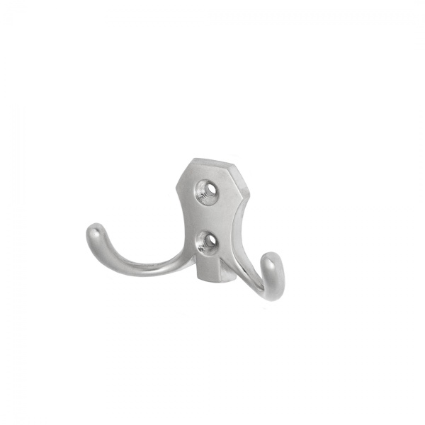 картинка Крючок меб. двухрожковый мет. WP89 хром матовый GRIDLI от магазина SEFI