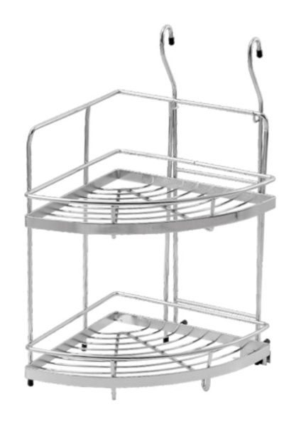 картинка Корзина на трубу d16 угловая двойная СWJ201F хром AKS от магазина SEFI