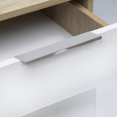 картинка Ручка меб. накладная алюм. INSIDE 192/225 хром, AKS от магазина SEFI