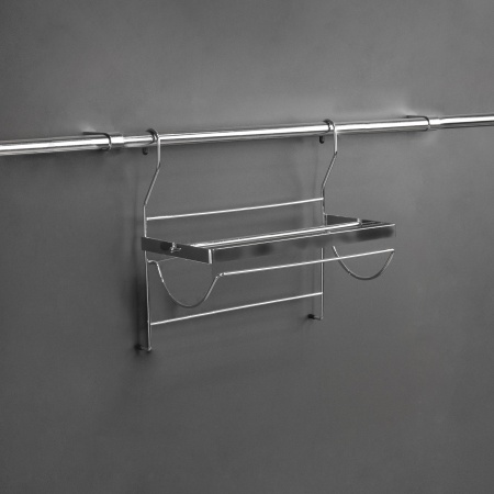 картинка Корзина на трубу d16 для бумаги CWJ207 хром AKS LIGHT от магазина SEFI