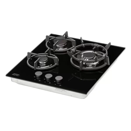 картинка Газовая варочная панель KRONA FIERO 45 BL магазин SEFI являющийся официальным дистрибьютором в России  картинка Газовая варочная панель KRONA FIERO 45 BL от магазина SEFI