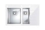 картинка Мойка Alveus CRYSTALIx 20 WHITE 860x540 1+1/2 правая, с сифоном 1127260, кол. 1119835, доз.1129080 от магазина SEFI