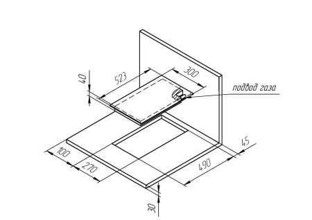 картинка Газовая варочная панель Домино KUPPERSBERG FBG 36 BG от магазина SEFI