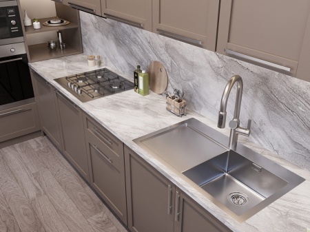 картинка Мойка Oulin FTR102R, поверхность сатин от магазина SEFI