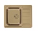 картинка Мойка Alveus LINE MONARCH 110-BRONZE 610x500 в комплекте с выпуском и сифоном от магазина SEFI
