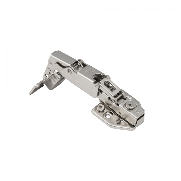 картинка Петля 165° накладная с доводчиком 45мм h0 clip-on AKS PLUS 3D (саморезы, заглушки) от магазина SEFI