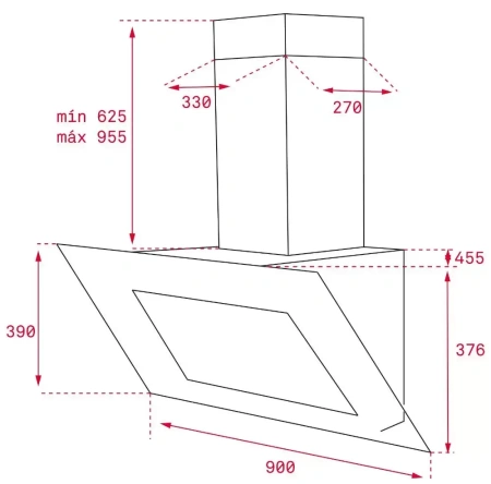 картинка Вытяжка Teka DLV 985 LONDON BRICK от магазина SEFI