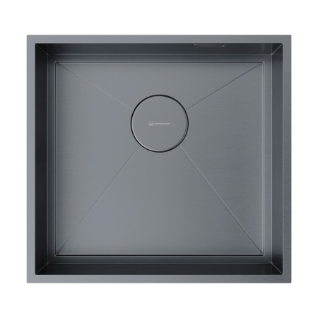 картинка Мойка Omoikiri Kasen 48-26-INT-GM нерж. сталь/вороненая сталь от магазина SEFI