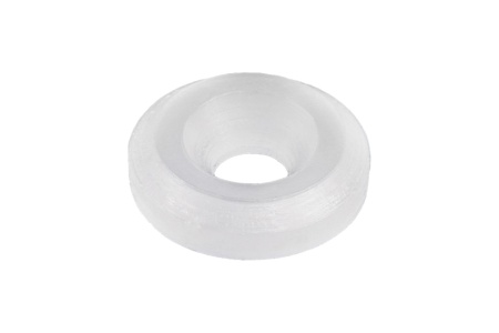 картинка Подкладка под винт d4 пластик бесцветная (уп/20шт) РП от магазина SEFI