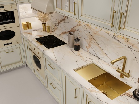 картинка Мойка EMAR 124, покрытие PVD, цвет Золото от магазина SEFI