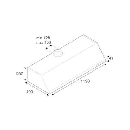 картинка Вытяжка Bertazzoni KU120 PRO 1 X A от магазина SEFI