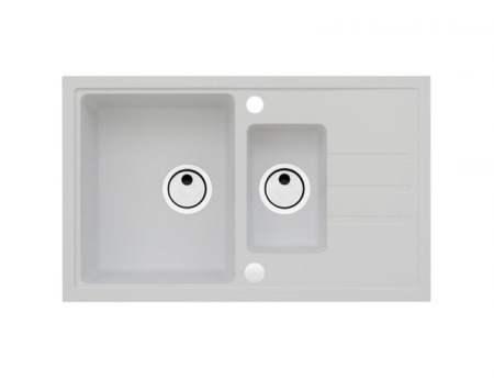 картинка Мойка ALVEUS INTERMEZZO 30 GRANITAL CARBON - G91 620X 80X200 1X в компл.с сифоном 1117292, от магазина SEFI