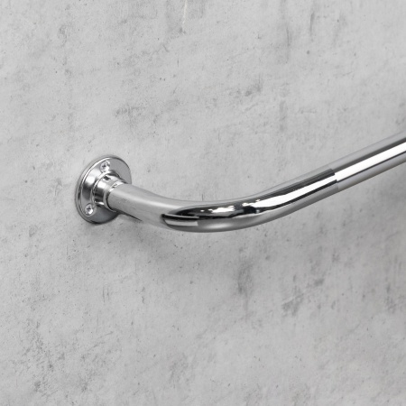 картинка Угол трубы d16 90*, хром AKS от магазина SEFI