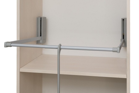 картинка Пантограф SERVETTO для одежды телескопический 600-1000 мм, цвет - серый от магазина SEFI