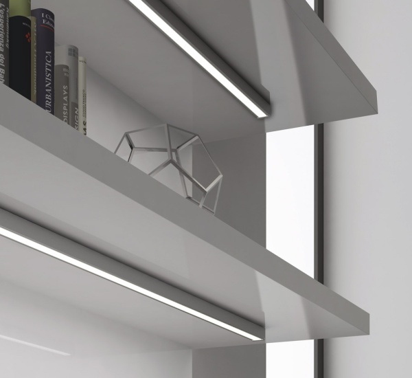 картинка Светильник светодиодный Twig, 2,64Вт, 12В, свет холодный алю, 560х18х16мм от магазина SEFI