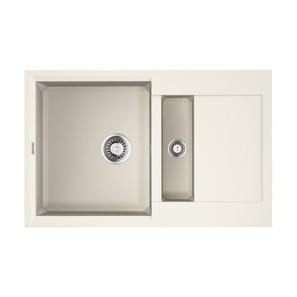 картинка Мойка Omoikiri Sakaime 78-2-WH Tetogranit/белый от магазина SEFI