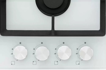 картинка Газовая варочная панель KRONA ALMA 60 WH магазин SEFI являющийся официальным дистрибьютором в России  картинка Газовая варочная панель KRONA ALMA 60 WH от магазина SEFI