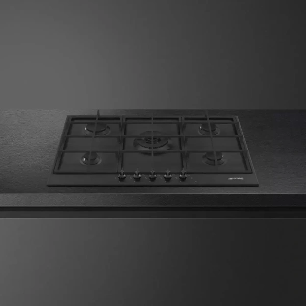картинка Газовая варочная панель Smeg PX375MB магазин SEFI являющийся официальным дистрибьютором в России  картинка Газовая варочная панель Smeg PX375MB от магазина SEFI