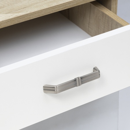 картинка Ручка меб. скоба мет. SANDRA 128 шлифованный никель, AKS от магазина SEFI