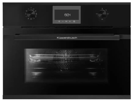 картинка Компактный духовой шкаф с микроволнами Kuppersbusch CBM 6330.0 S5 Black Velvet от магазина SEFI