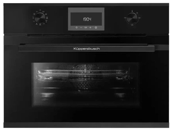 картинка Компактный духовой шкаф с микроволнами Kuppersbusch CBM 6330.0 S5 Black Velvet от магазина SEFI