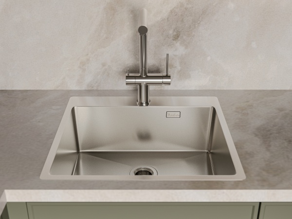 картинка Мойка Rivelato RINOX 5450 1 чаша 540*500*200 мм от магазина SEFI