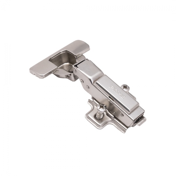 картинка Петля полунакладная с доводчиком 45мм h0 clip-on PRIME by AKS (еврошурупы, заглушки) (упак.-2шт.) от магазина SEFI