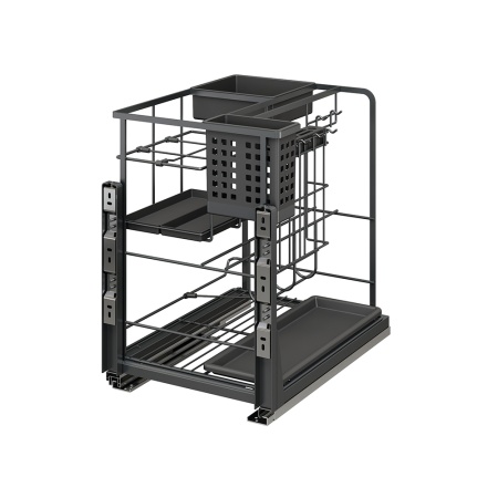 картинка Выдвижная система Cooking для кухонных принадлежностей, ширина фасада 300 мм, антрацит от магазина SEFI