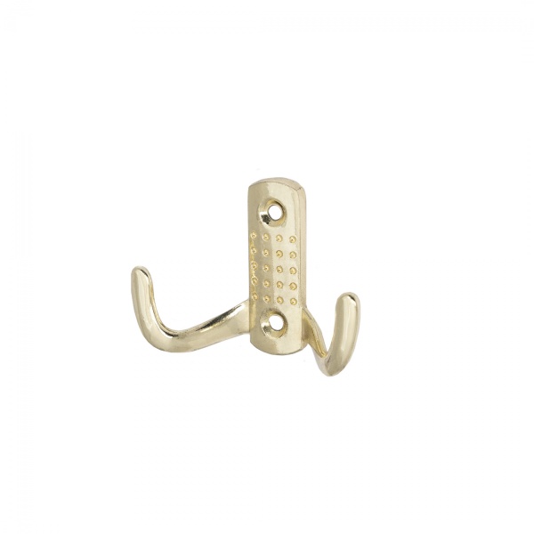 картинка Крючок меб. двухрожковый мет. WP12 золото AKS от магазина SEFI