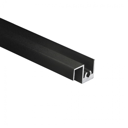 картинка Профиль алюминиевый SENATOR черный муар горизонт верхн. L-6000 мм АЛЮТЕХ для узкой сис-мы от магазина SEFI