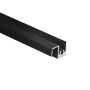 картинка Профиль алюминиевый SENATOR черный муар горизонт верхн. L-6000 мм АЛЮТЕХ для узкой сис-мы от магазина SEFI