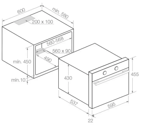 картинка Духовой шкаф с СВЧ Pando PHC-943 от магазина SEFI